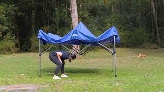 Kings 3x3m Gazebo set up guide  how to EASY ONE PERSON SETUP [upl. by Athal627]