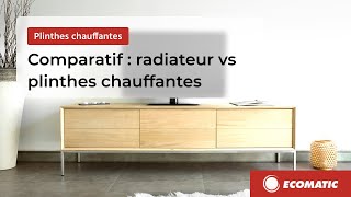 ECOMATIC  Radiateurs VS Plinthes chauffantes 🔥 [upl. by Ahsimet847]