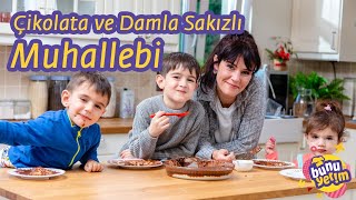 DAMLA SAKIZLI ÇİKOLATA SOSLU MUHALLEBİ  Lezzet Garantili Tarif  🤩😋 [upl. by Bala456]