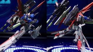 DESTINY GUNDAM SPEC II ZEUS PACK GUNDAM BREAKER 4 360 SPIN [upl. by Aiz310]