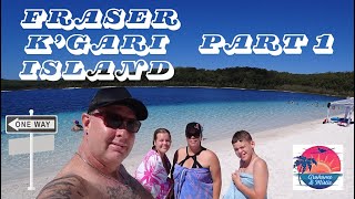 Fraser Island or Kgari Island Part 1 Manta Ray Ferry from Inskip to Hook Point Kingfisher Bay [upl. by Anivlac]