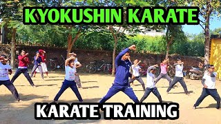 Karate classes In school  Karate Training  Kyokushin karate classes  Kids karate classes [upl. by Hebrew]