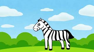 Want to Create a Masterpiece Watch This Zebra Drawing for Kids Tutorial Now [upl. by Ayotak]