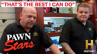 Pawn Stars quotThats The Best I Can Doquot 4 More of Ricks CRAZIEST Deals [upl. by Ardnasal]