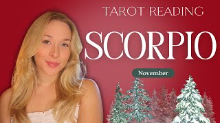 Scorpio ♏️ WATCH THIS BEFORE THE END OF NOVEMBER 🌟🦂 [upl. by Stichter]