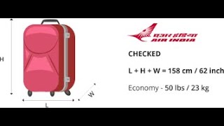 Air India New Baggage Rule  airindia baggage airport [upl. by Anderegg]