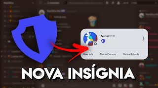 AINDA DÁ PARA CONSEGUIR A NOVA INSÍGNIA DO DISCORD [upl. by Yzzik797]