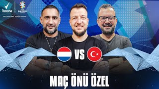 Canlı 🔴 Hollanda  Türkiye Maç Önü  Ümit Karan Batuhan Karadeniz Emre Zabunoğlu  EURO 2024 [upl. by Analed]