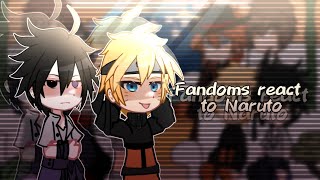 Fandoms react to each other  Naruto  14  lixqr0 [upl. by Notsahc597]