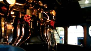 Footplate on The Mallard Steam Train [upl. by Airbmac528]