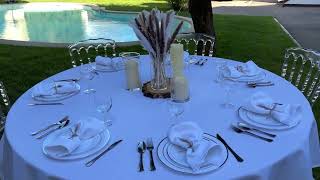 Décoration de table champêtre mariage  Centre de table Pampa et champêtre table mariage Lyon 🌾✨ [upl. by Jaime569]