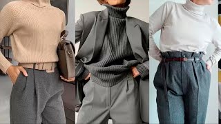 КАКИЕ БРЮКИ В МОДЕ  ШЕРСТЯНЫЕ БРЮКИ ТРЕНД 20232024  WOOL TROUSERS TREND 20232024 [upl. by Takeo]