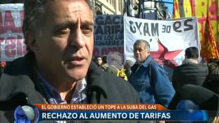 Rechazo al aumento de tarifas – Telefe Noticias [upl. by Nisay]