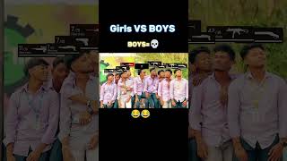 Girls🤡 VS BOYS👽 freefire shorts girlsvsboysfunny [upl. by Harahs]