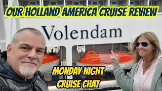 Holland America Cruise Review  Volendam  Weekly LIVE Cruise and Travel QampA [upl. by Grady691]