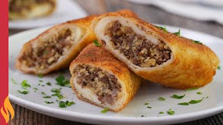 İÇLİ KÖFTE BÖREĞİ 💯 Kapış Kapış Giden Efsane Börek 🤩 [upl. by Lorene]