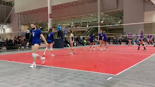 Mill City 18 Black vs Northern Impact 18 Green Boston VB Festival 342022 [upl. by Lyrehc]