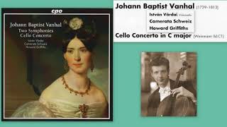 Johann Baptist Vanhal Cello Concerto in C major István Várdai cello Howard Griffiths cond [upl. by Ikciv]