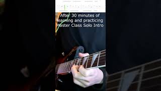 30 Minutes of Learning and Practicing Synyster Gates Master Class Solo Intro [upl. by Rihat]