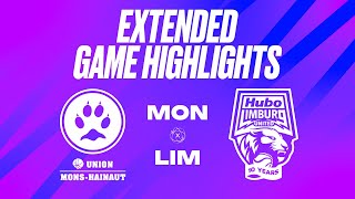 Belfius MonsHainaut vs Hubo Limburg United  Game Highlights [upl. by Cordi]