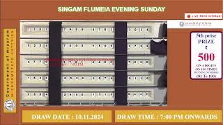 🔴LOTTERY LIVE SINGAM 0700 PM 10112024 MANIPUR STATE LOTTERY BTC LIVE [upl. by Anirec]