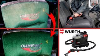 Dry Cleaner on Washing Vacuum Cleaner WURTH  Review and Test WURTH SEG 102 Vacuum Cleaners [upl. by Brazee]