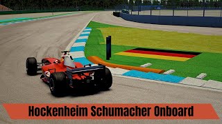 Michael Schumacher Hockenheim Onboard [upl. by Nomolas]