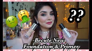 Desi makeup  Becute liquid foundation review  becute pressed powder review in urduhindi [upl. by Applegate]