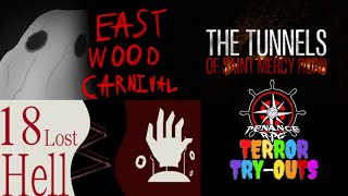 Terror Try Outs  Tunnels of Saint Mercy Road 18Hell Lost amp East wood carnival  Penance RPG [upl. by Narahs]