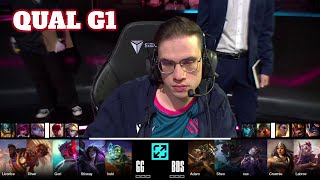 GG vs BDS  Game 1  Qualification LoL Worlds 2023 PlayIns  Golden Guardians vs Team BDS G1 Full [upl. by Jaquith704]