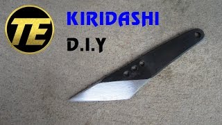 Knife making  Making a Kiridashi knife [upl. by Swisher]