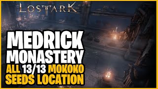 Medrick Monastery All 1313 Mokoko Seeds Location  Lost Ark [upl. by Gniy]