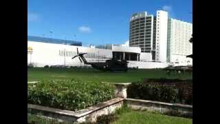 helicoptero gigante aterriza y despega en cancun [upl. by Maurey]