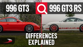 996 GT3 and 996 GT3 RS in detail The differences explained [upl. by Yasui]