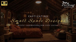 Captivating Small Space Designs Rustic Inspirations for Cozy Living [upl. by Blakely]