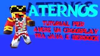 Minecraft Tutorial Aternos  Cross Play  Java e Bedrock  New Video In Description [upl. by Bywoods]