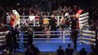 Macedonian vs Bosnian  MMA Fight  Brutal TKO [upl. by Anem335]