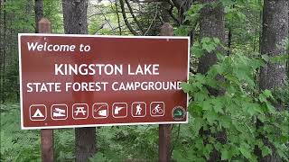 Kingston Lake State Campground Tour amp Review [upl. by Anoyk]