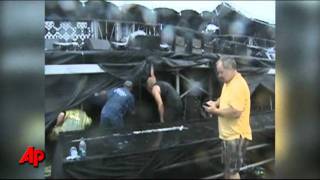 Raw Video Stage Collapse at Ottawa Bluesfest [upl. by Oelak]