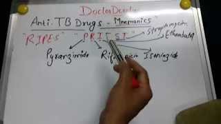 Anti TB Drugs Mnemonics [upl. by Seuqirdor970]