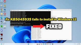 FIXED KB5045935 fails to install in Windows 11 [upl. by Elbag]