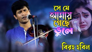 বিচ্ছেদ এর রাজা ।। সে যে আমায় গেল ছেড়েপাব তারে কোথায় গেলে ।। Baul Hobil Sorkar ।। বাংলা বাউল গান [upl. by Nnaarual]