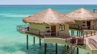 Palafitos Overwater Bungalows Mexico  El Dorado Maroma Luxury Resort [upl. by Fidele]