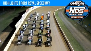 World of Outlaws NOS Energy Drink Sprint Cars Port Royal Speedway October 7 2022  HIGHLIGHTS [upl. by Hestia]