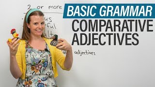 English Grammar Comparative Adjectives [upl. by Adnouqal]