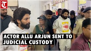 Womans death during Pushpa 2 screening Allu Arjun sent to judicial custody [upl. by Kere970]