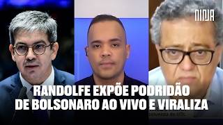 🔥Randolfe expõe a podridão de Bolsonaro ao vivo🔥Comparação com lula na UOL não deixa dúvidas🔥 [upl. by Ima]