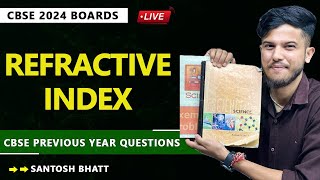 Refractive Index Class 10 Previous Year Questions Class 10 Science CBSE 2024 Boards [upl. by Virgin27]