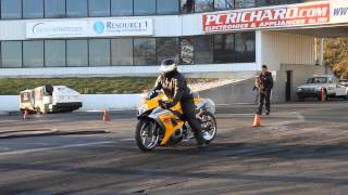 Bubba Built GSXR1000 Test amp Tune at Raceway Park [upl. by Koosis]