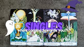 ALL SIGNS  SINGLES NEW LOVE WHOS COMING TOWARDS YOU October 2024 🎃 Psychic Tarot Reading [upl. by Gnof300]